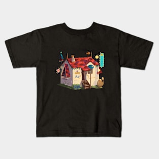 Happy tiny house Kids T-Shirt